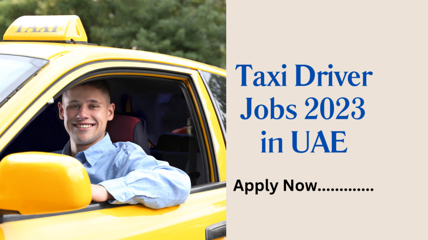 Taxi Driver Jobs 2023 in UAE