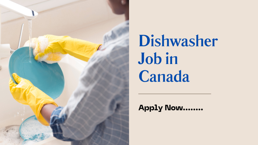 Dishwasher Job in Canada