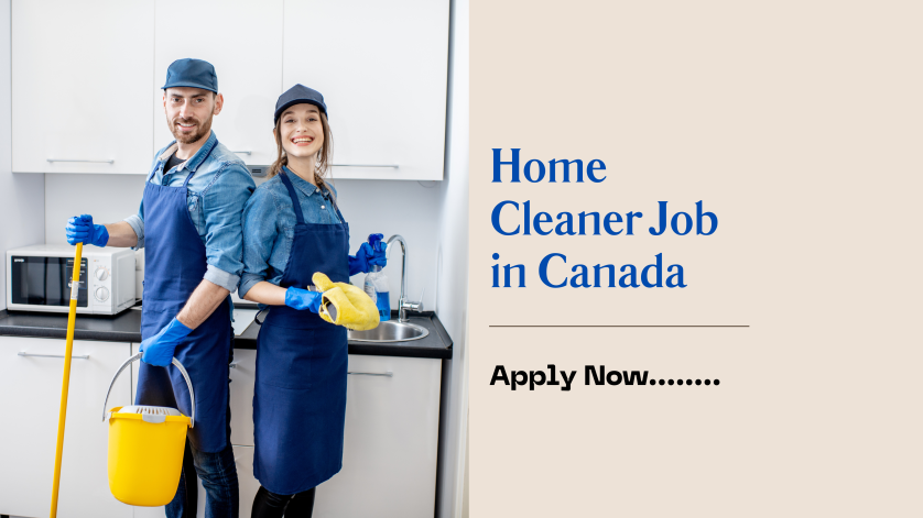 Home Cleaner Job in Canada